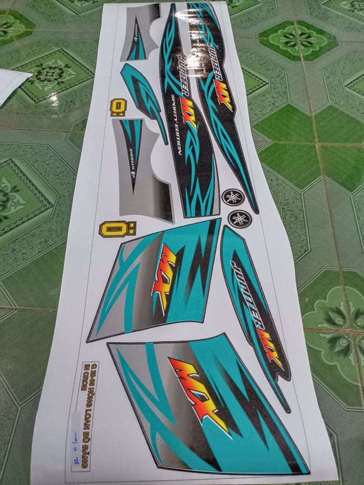 tem rời jupiter mx xanh ngọc xe đen