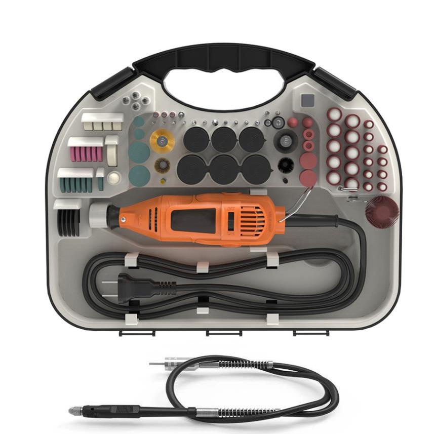 Máy mài khắc gỗ đánh bóng mini 211 món