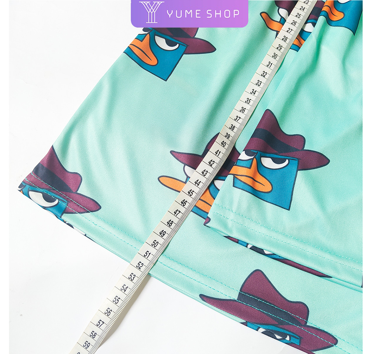 Quần Đùi Hoạt Hình Perry form unisex