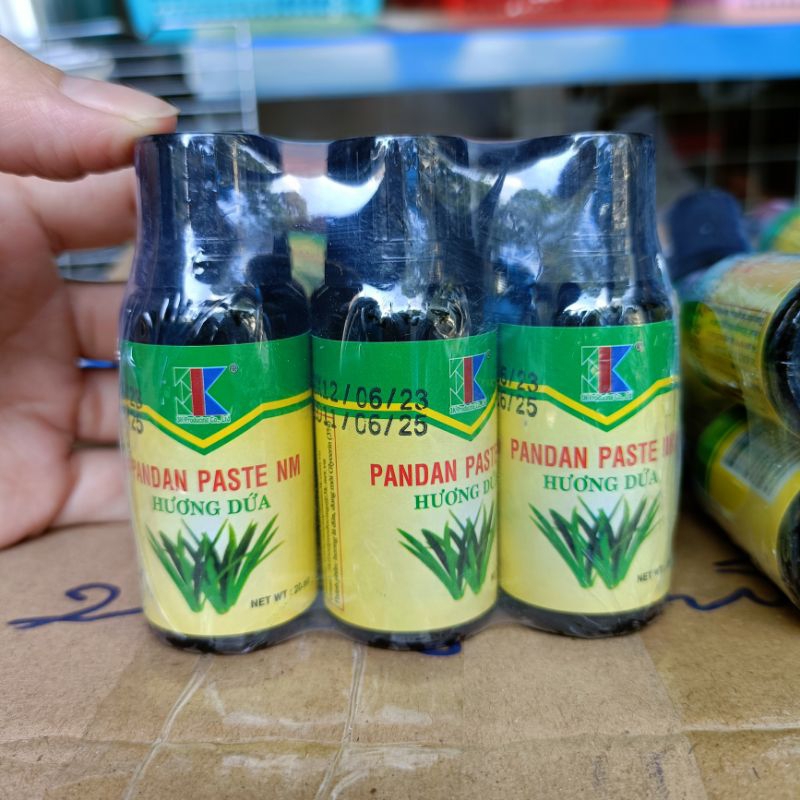 Hương lá Dứa có màu 3K 20ml (1 chai)