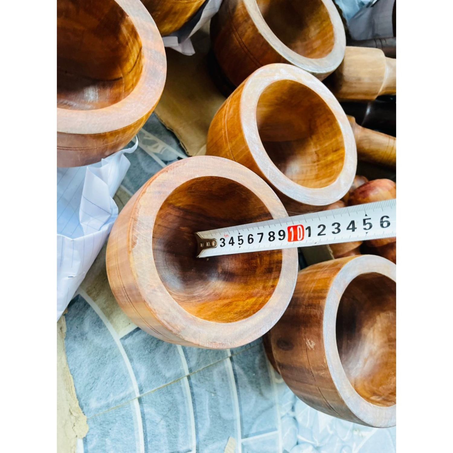 Bộ chày cối gỗ Nghiến xịn
