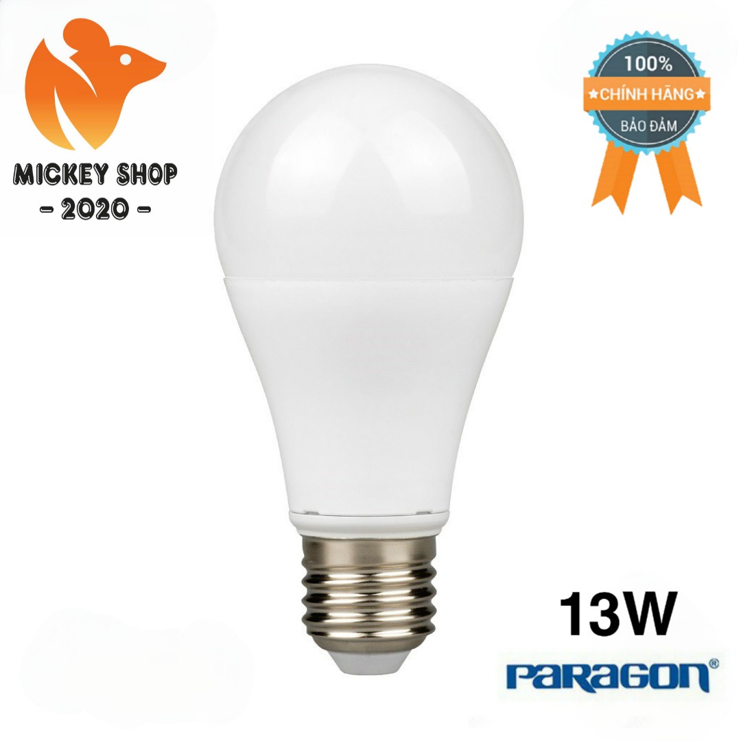 [ BH 24T ] Bóng Đèn LED Bulb Paragon PBCB 5W/ 7W/ 9W/ 11W/ 13W Ánh Sáng Vàng/ Trung Tính/ Trắng - Hàng Chính Hãng