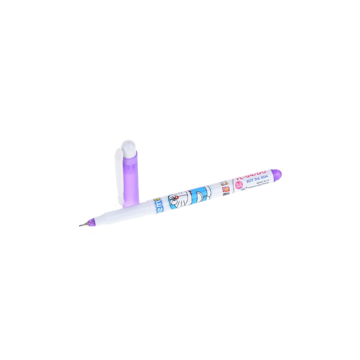 Bút Lông Kim Thiên Long TP-FL04/DO Ngòi 0.3mm Mực Tím Hộp 10 Bút