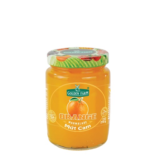 Mứt cam Golden Farm 210gr