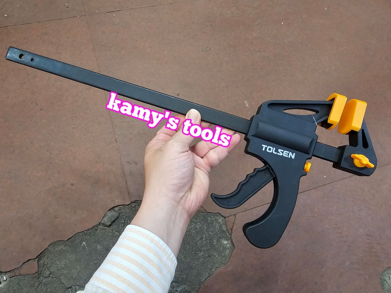 [HCM]Cảo Kẹp Nhanh Độ Mở 300mm Tolsen 10204 (Kẹp Gỗ Nhanh Cảo Gỗ)