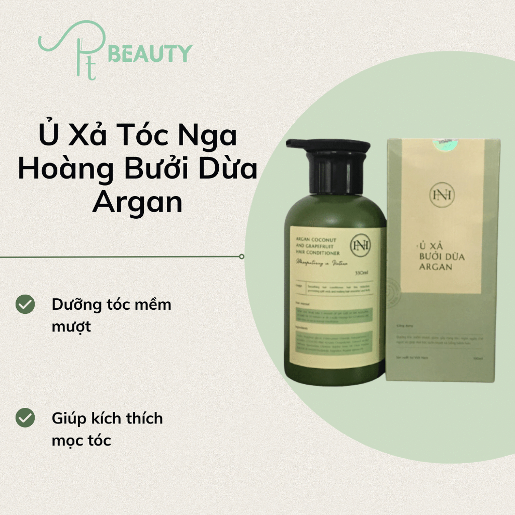 Ủ xả tóc nga hoàng bưởi dừa argan - 330ml