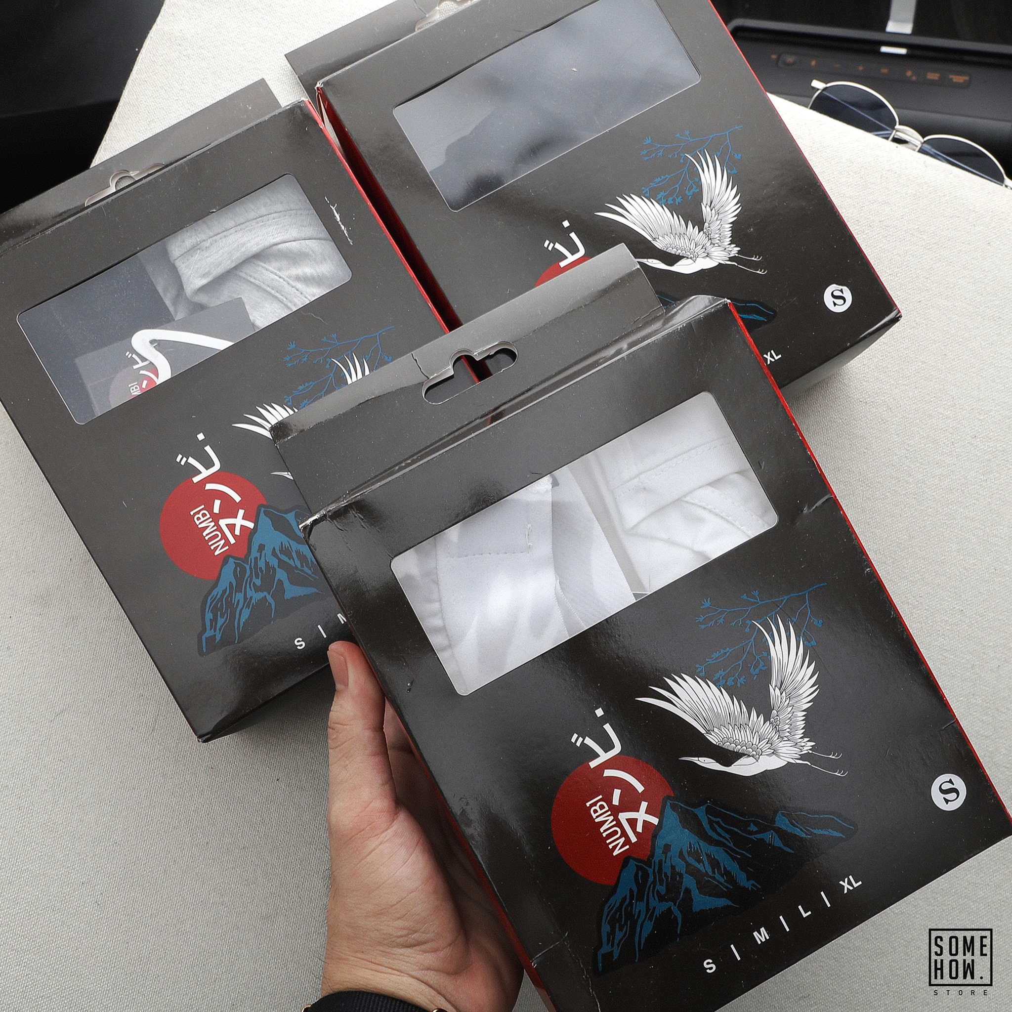 Numbi Set Đồ Ngủ Ngắn Đen