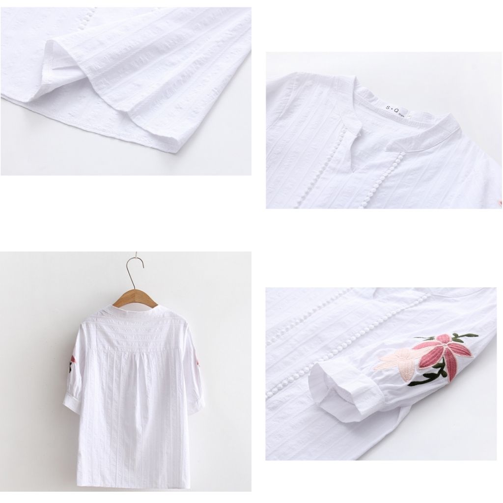 Áo sơ mi nữ  from rộng công sở kiểu đẹp NAVILO SM001