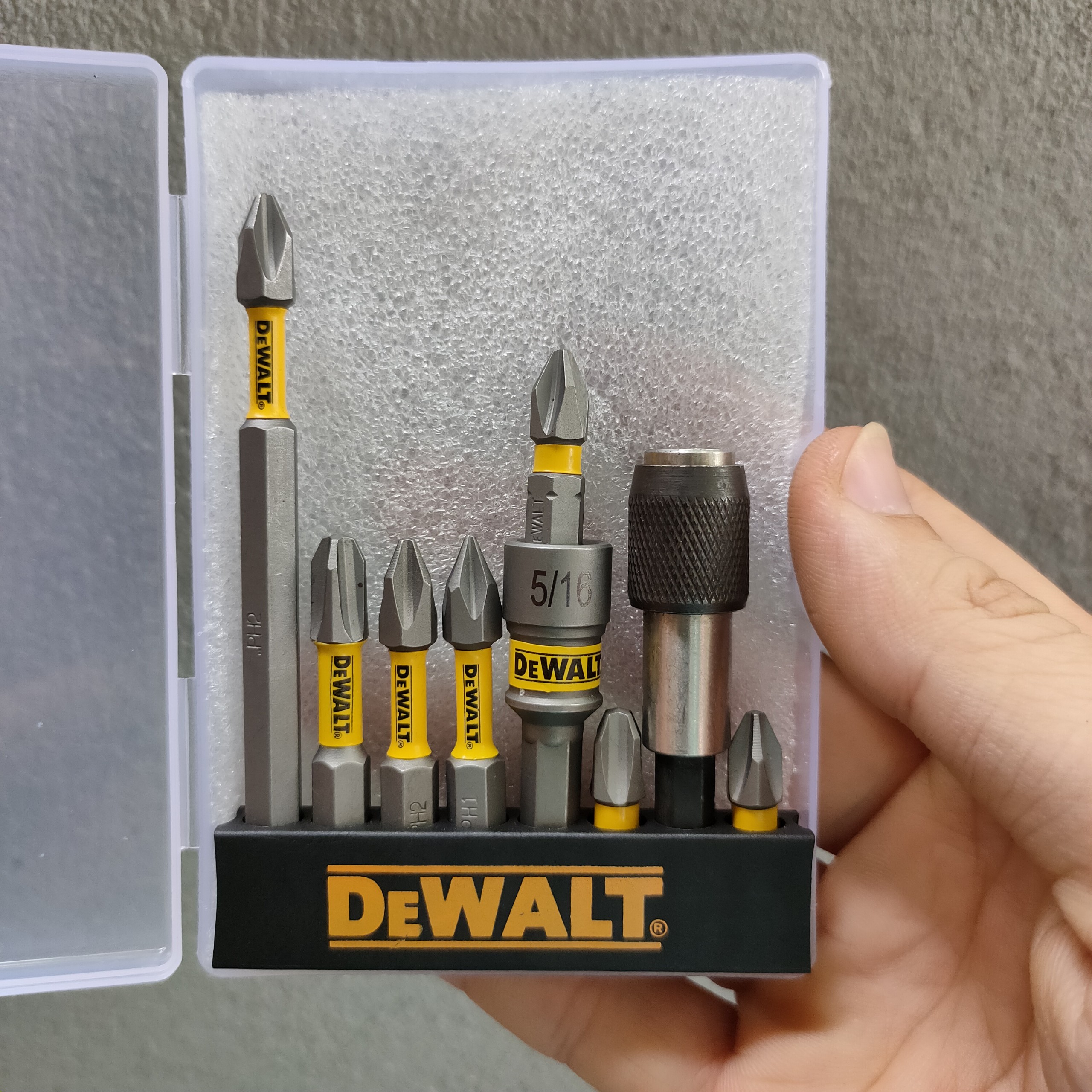 COMBO MŨI VÍT DEWALT - ĐẦU TÔN - ĐẦU NỐI VÍT - DÀI 5cm,9cm