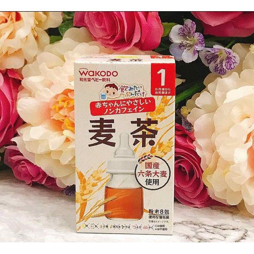 Trà Wakodo Vị Lúa Mạch Cho Trẻ 1M+ Nhật Bản [HSD T8/24]