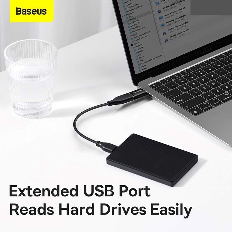 Đầu chuyển Baseus type C to usb-a 3.1 tốc độ cao ingenuity series mini otg gen 2
