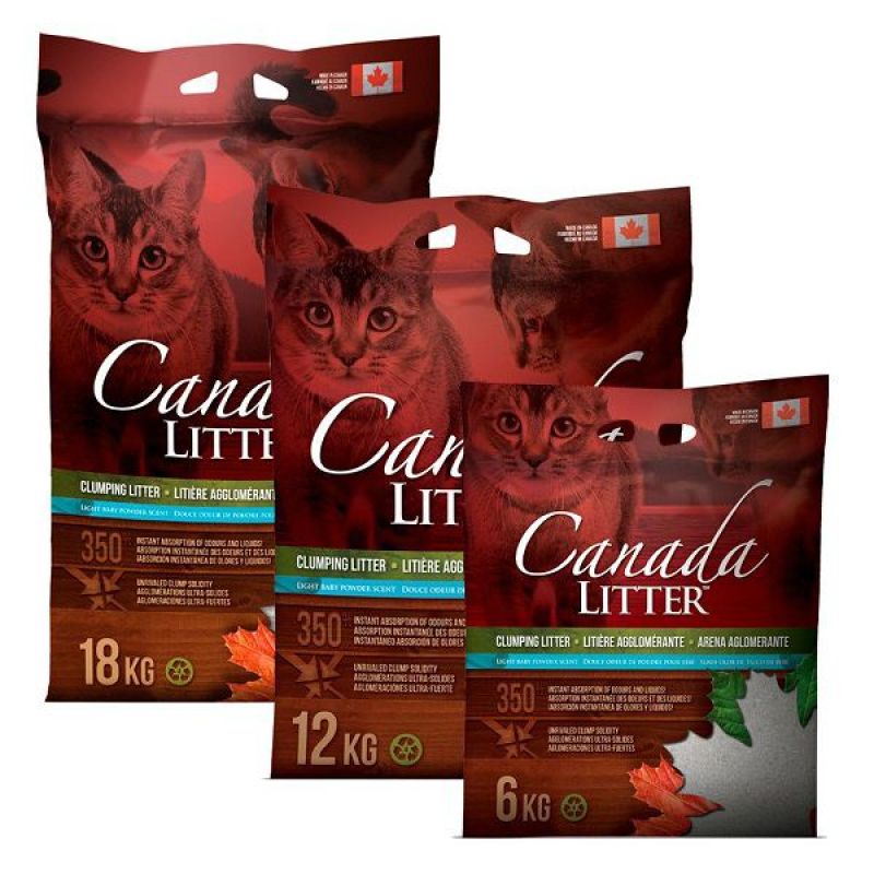 Cát vệ sinh cho mèo - Cát Canada Litter 6kg-12kg-18kg - [Nông Trại Thú Cưng]