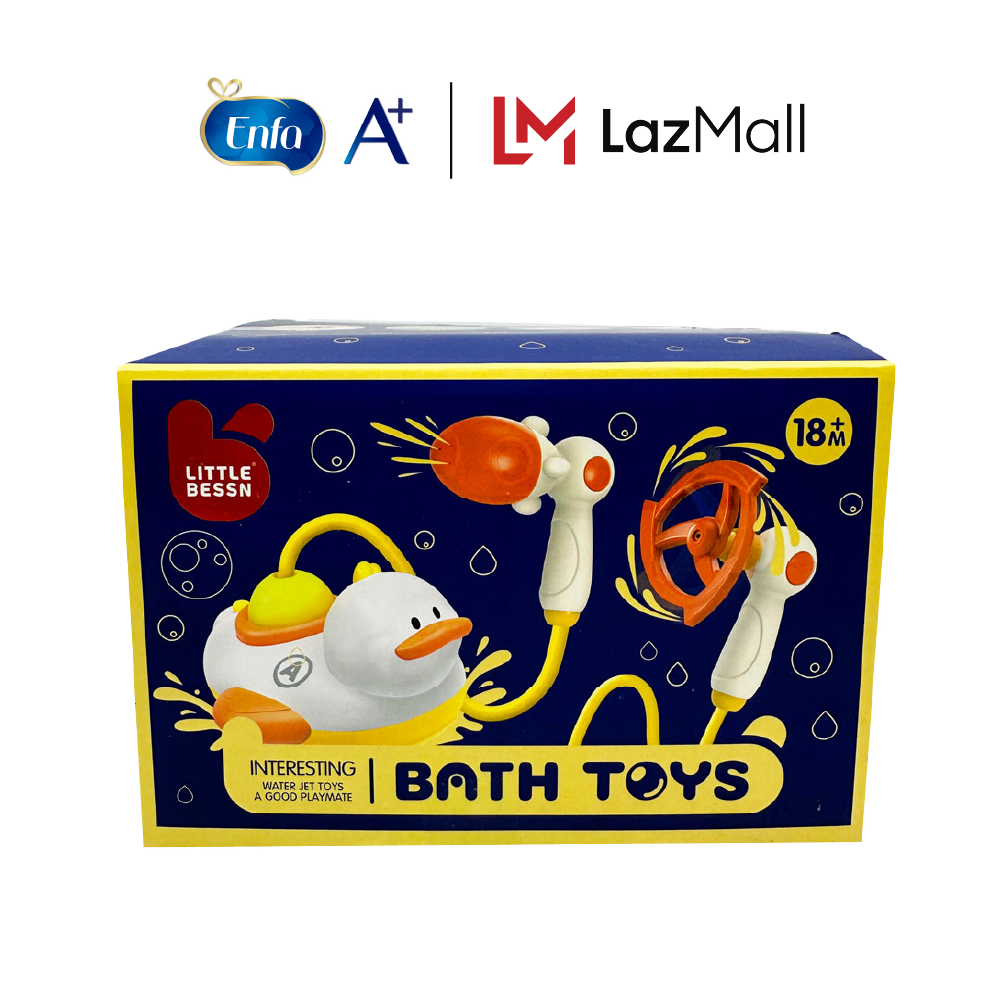 [Qùa tặng Enfa] Bộ đồ chơi nhà tắm hình chú vịt
