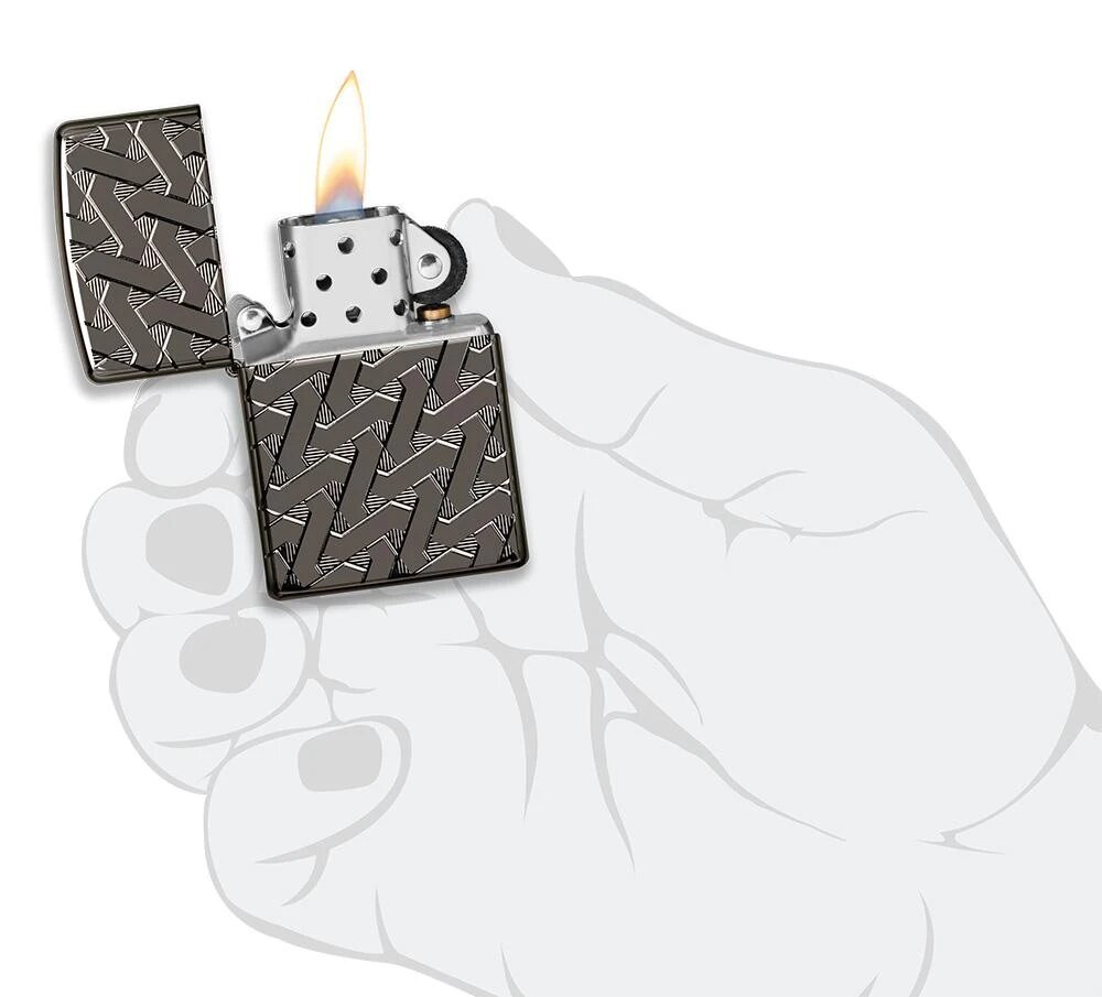 Bật Lửa Zippo Armor® Geometric Weave Design 49173