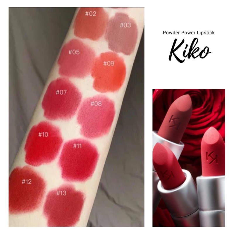 Son lì Kiko Powder Power Lipstick (Bill Anh)