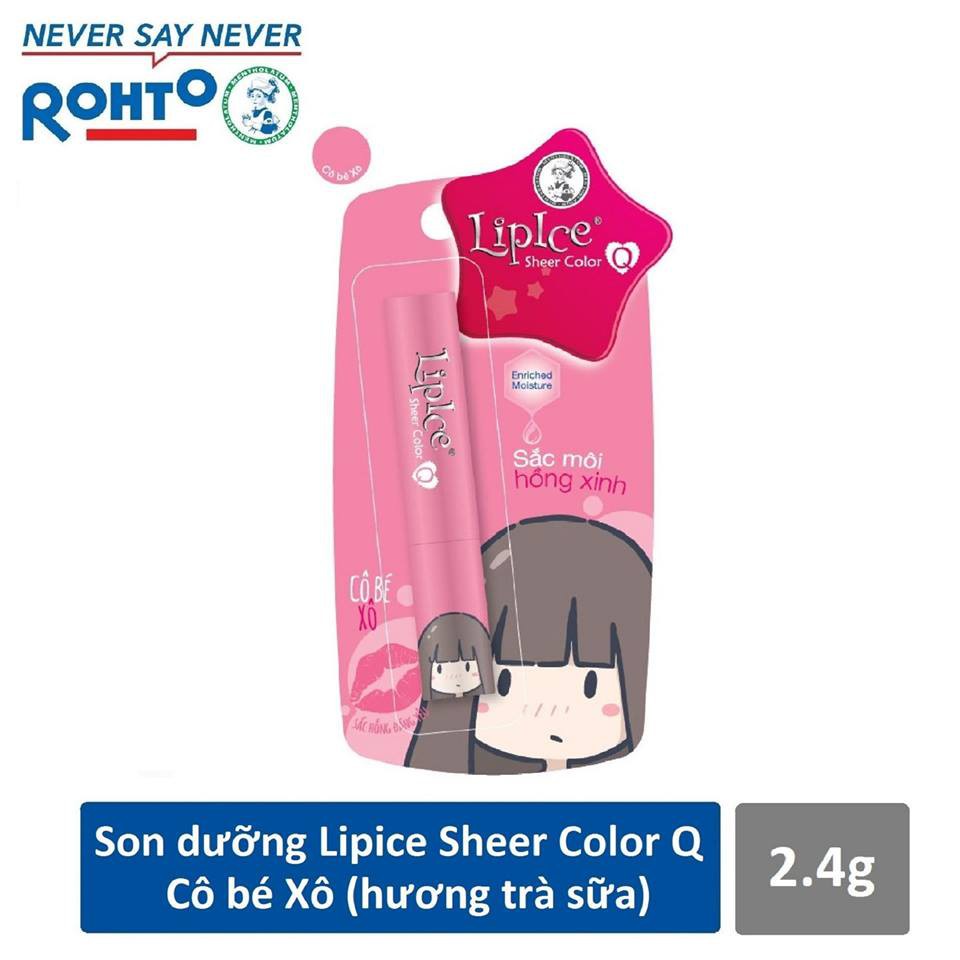 Son lipice sheer color q cô bé xô 2,4g
