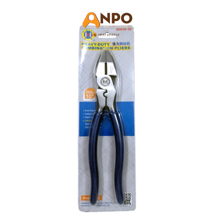 Kìm điện cán xanh B0019-10 C-MART