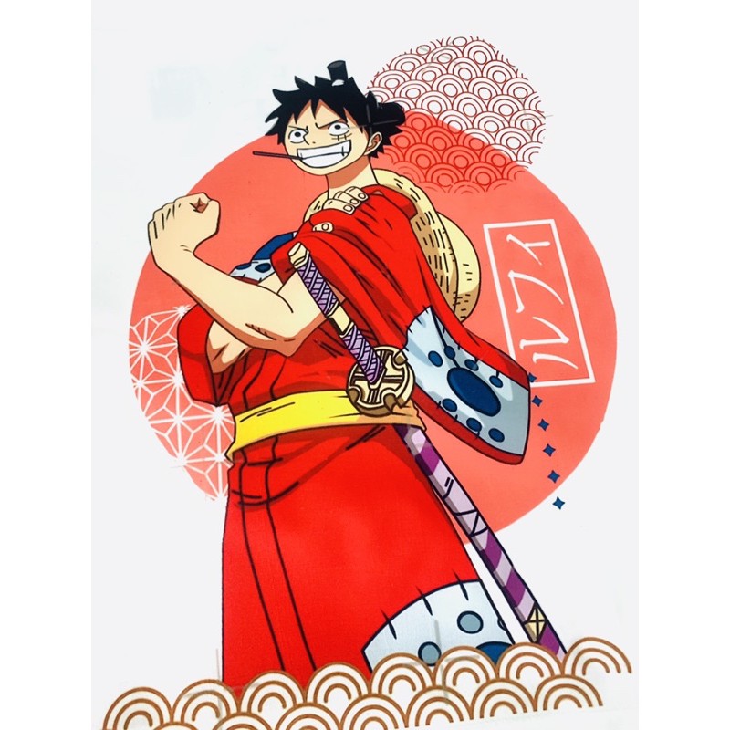 Bộ áo Luffy Wano với thiết kế độc đáo sẽ khiến bạn không thể rời mắt khỏi bức ảnh này. Hãy cùng ngắm nhìn bộ trang phục của Luffy khi anh đến Wano để chinh phục đại chiến lịch sử trong One Piece.