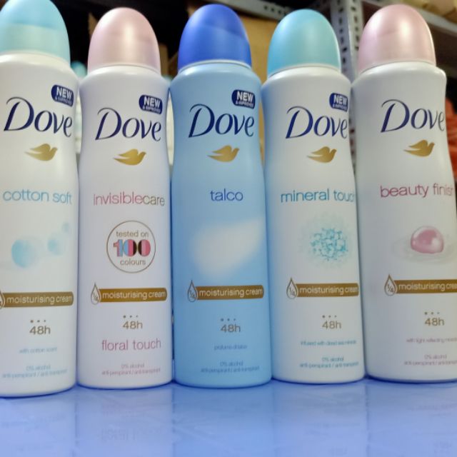 Xịt khử mùi toàn thân dove 150ml