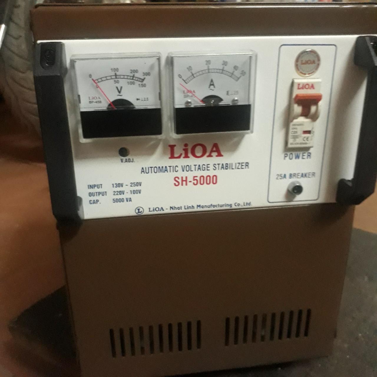 Ổn áp lioa sh-5000 dải 130-250v,