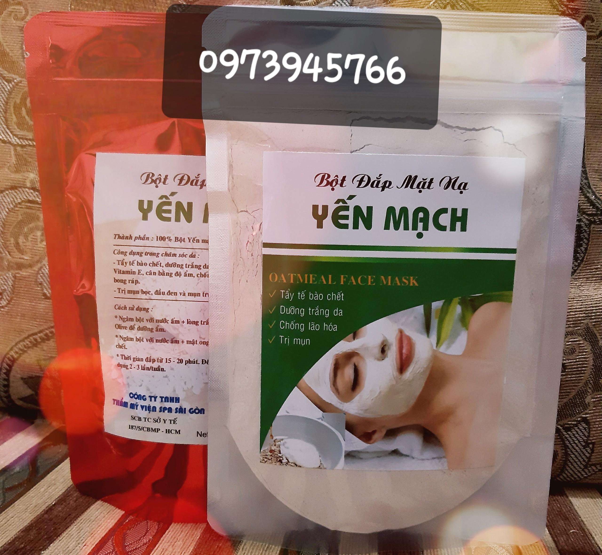 Bột đắp mặt nạ yến mạch bịch 150g