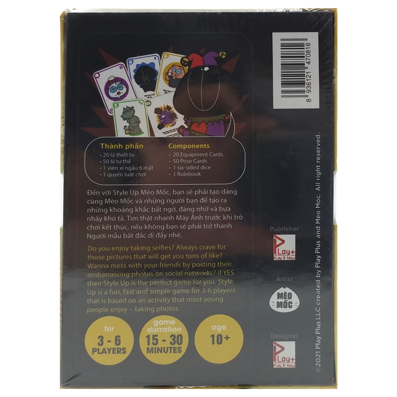 Đồ Chơi Boardgame Mèo MốcStyle Up! - The Photo Taking Game - Play Plus