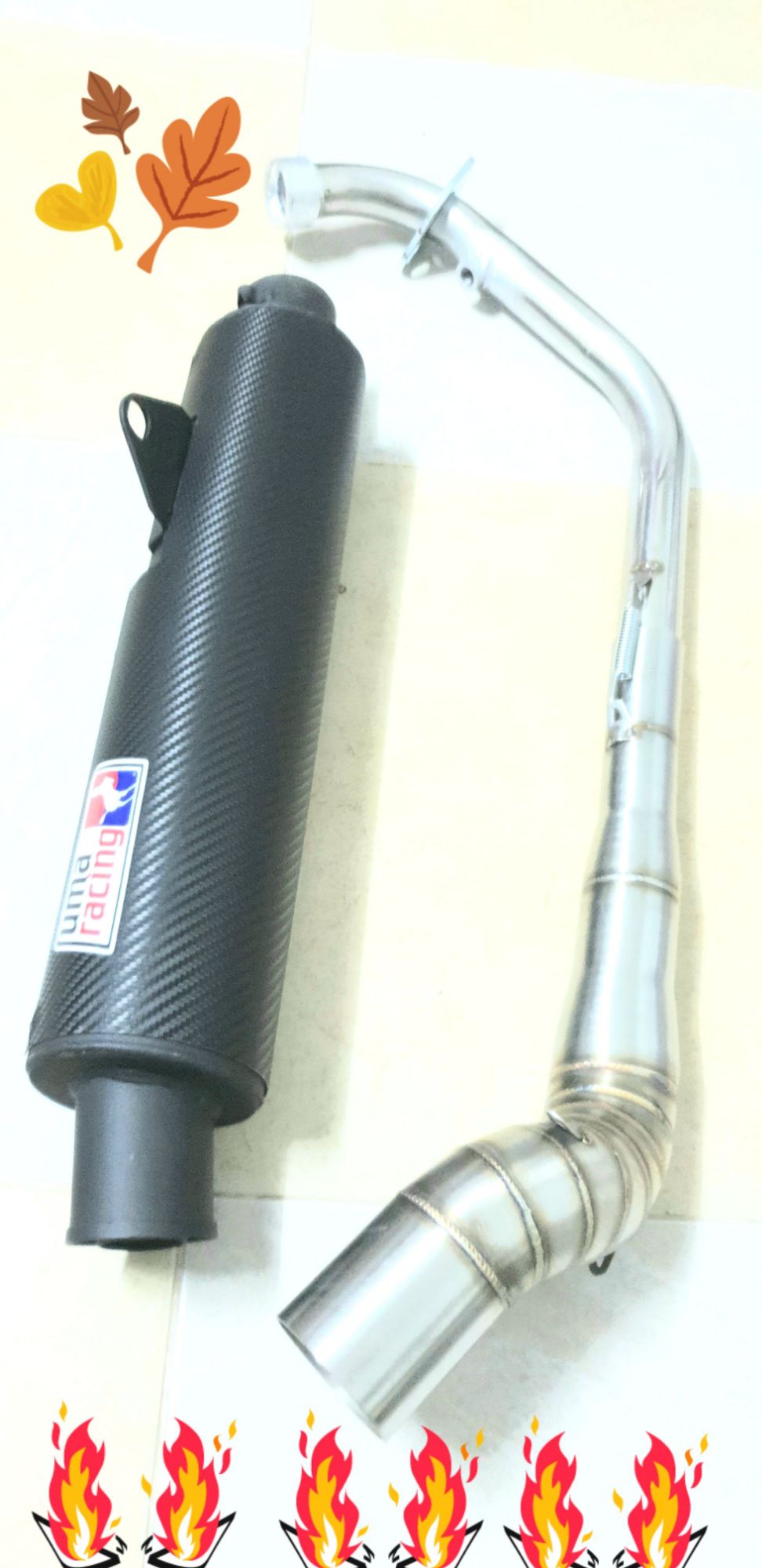 PÔ uma racing bao gồm cổ cao cấp cho xe máy.