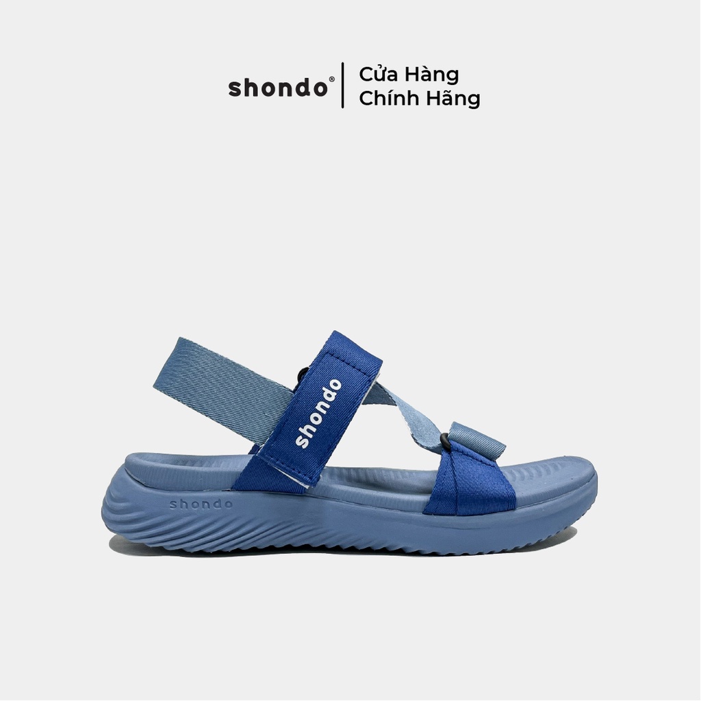 [Chính hãng] Giày SHONDO Sandals F7 Continew xanh full F7N3535