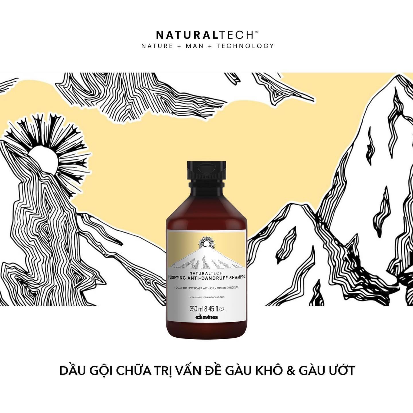 Dầu gội chống gàu Davines Purifying 250ML