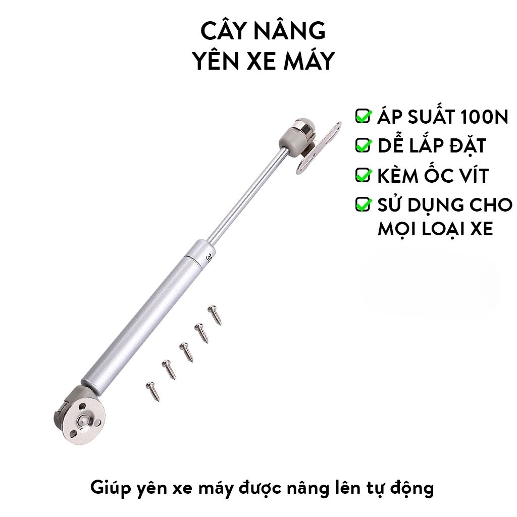 Ty nâng yên xe máy tự động ( pen nâng yên trắng) ( giá 1 cái )