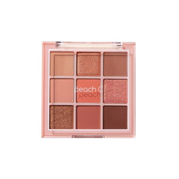 [HCM]Phấn Mắt 9 Màu Peach C Soft Mood Eyeshadow Palette #Sofl Coral