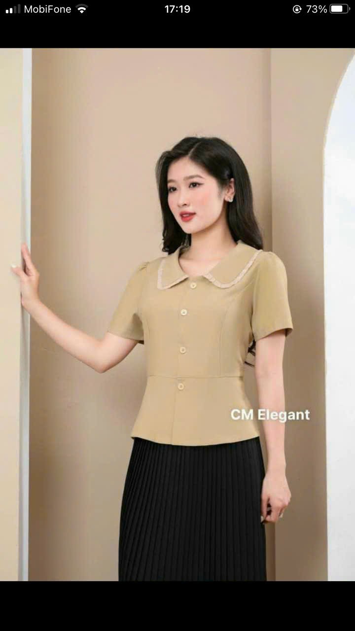 ÁO CÔNG SƠ DUYEEU DÁNG T0033