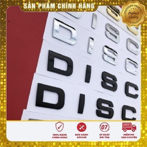 Bộ chữ discovery dán capo hàng cao cấp ship toàn quốc - phụ kiện xe hơi