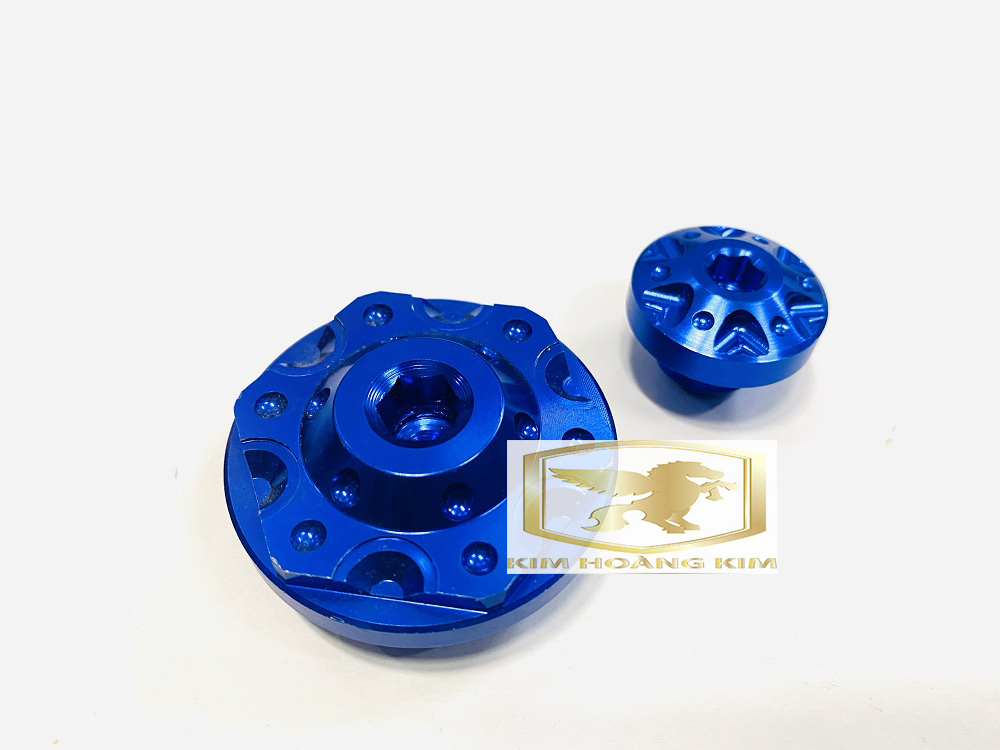 Ốc Mâm Lửa Nhôm lên màu Gr5 kiểu Salaya gắn xe máy Wave,Dream,Winner...