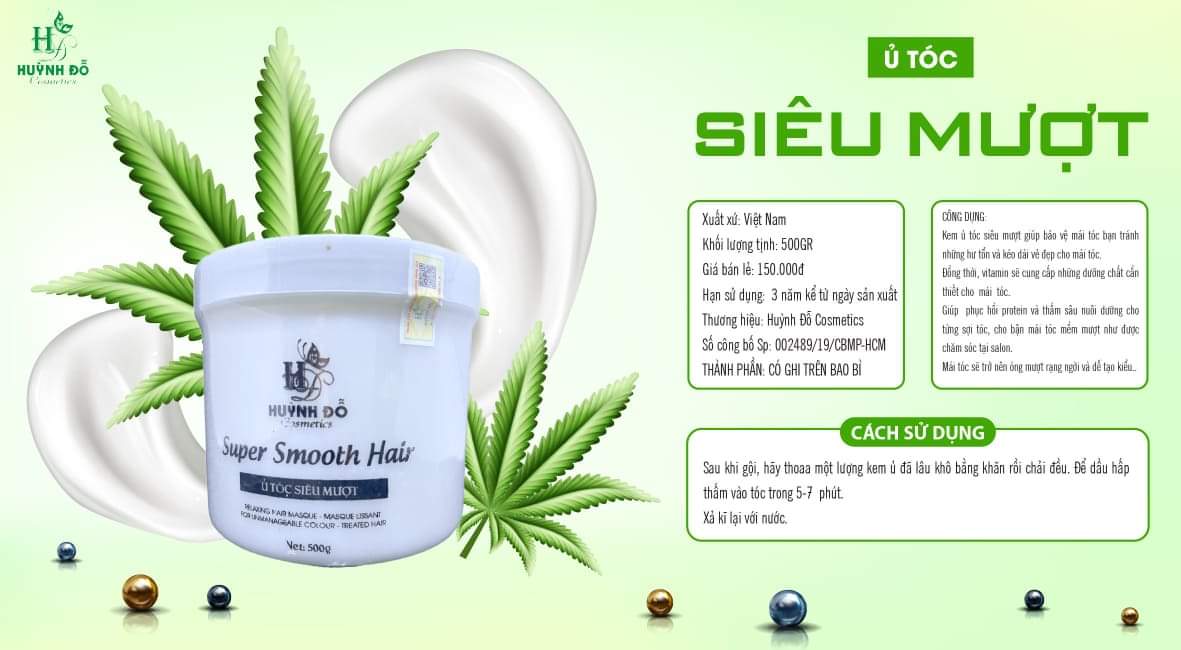 Ủ Tóc Siêu Mượt Huỳnh Đỗ