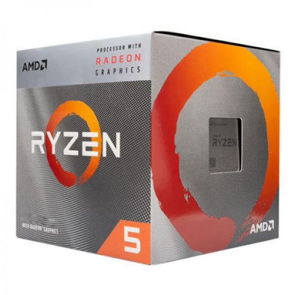 Bảng giá CPU AMD Ryzen 5 3400G,3.7 GHz (4.2 GHz with boost) / 6MB / 4 cores 8 threads / Radeon Vega 11 / 65W / Socket AM4 Phong Vũ
