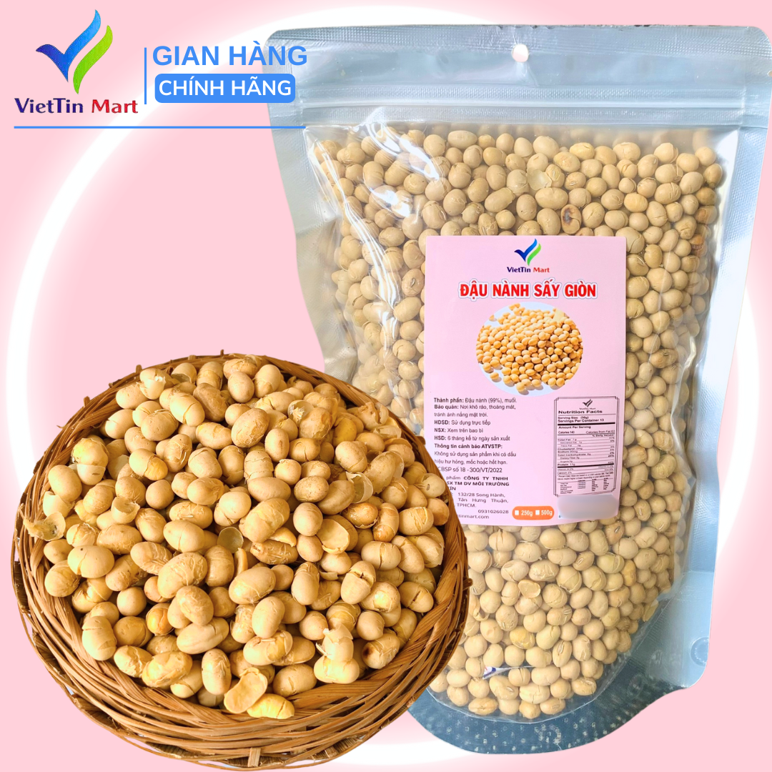2KG_ Đậu nành sấy giòn - Viettin Mart