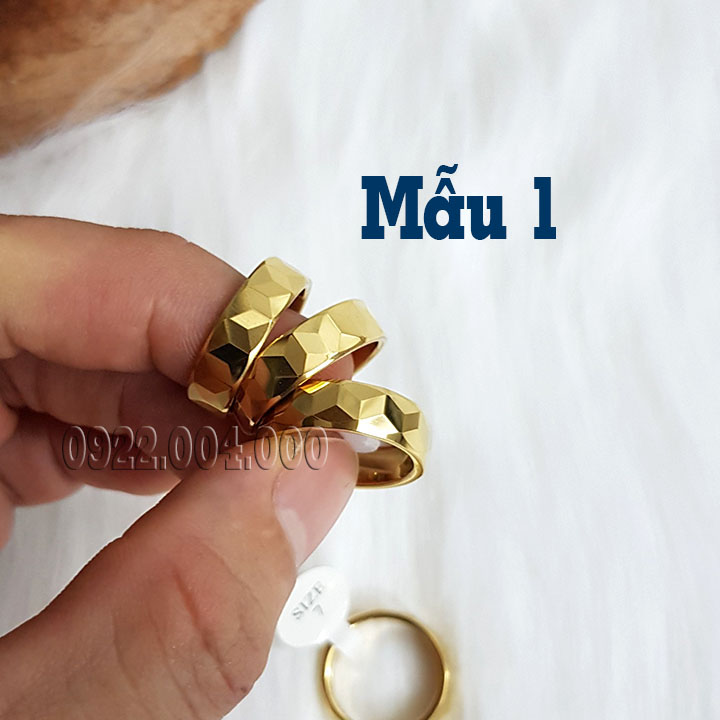Nhẫn nam, nhẫn nữ đá màu vàng NZ1491.