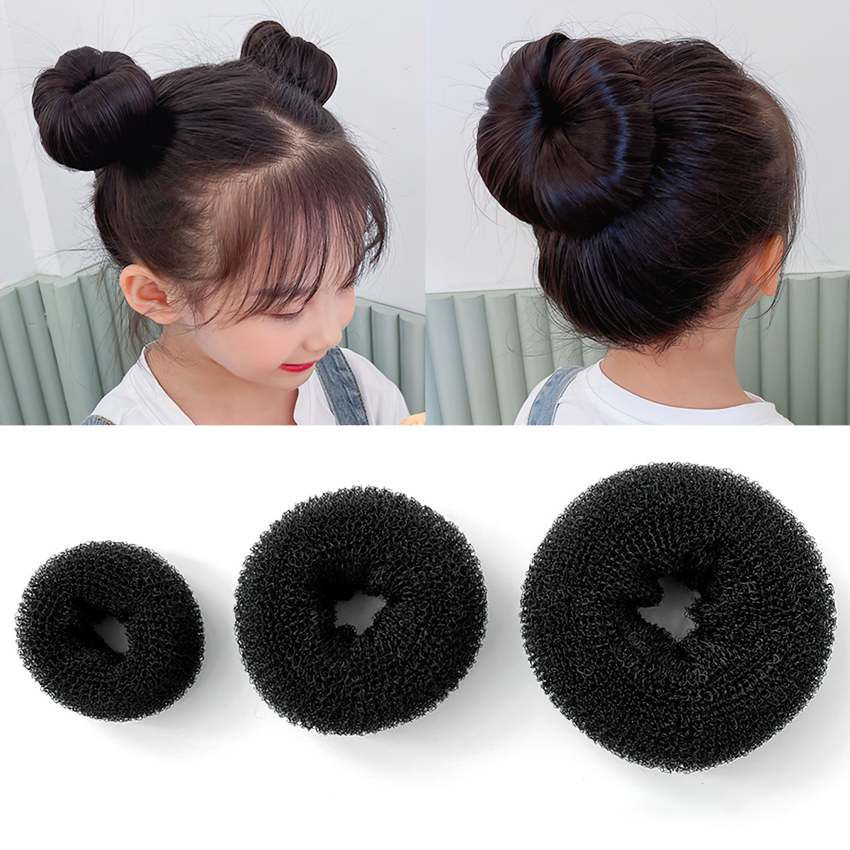 Garlic bulbs for puffy hair to support buns