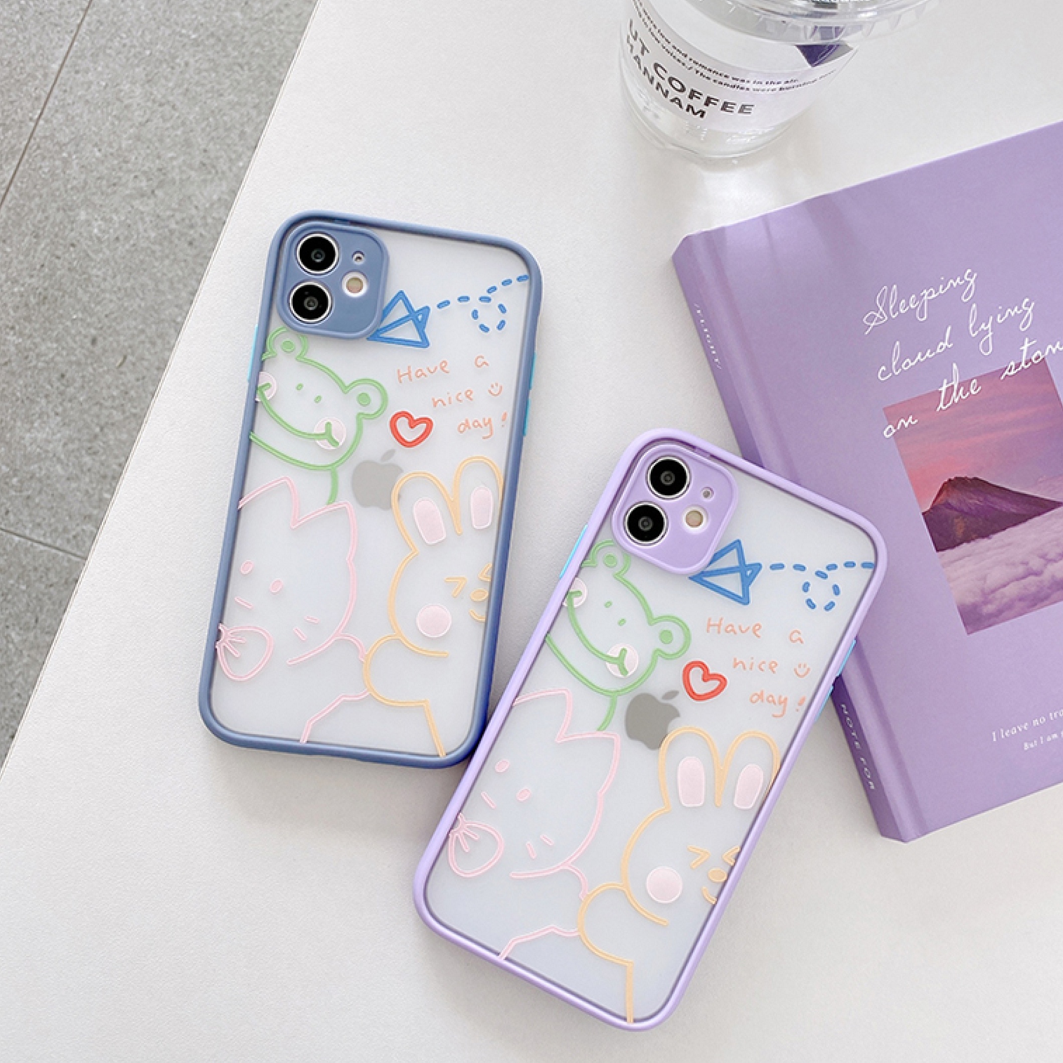 Ốp Lưng Nhám Chống Sock Va Đập Bảo Vệ Camera Have Nice Day