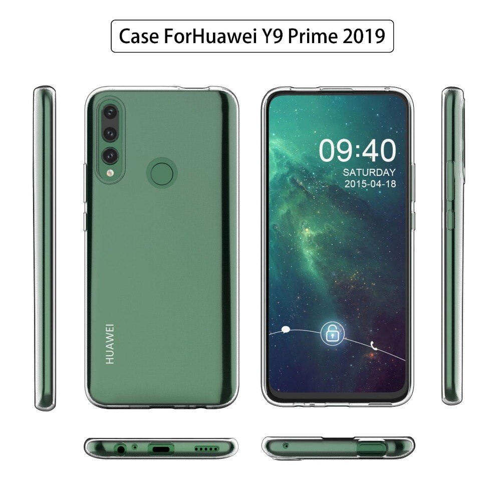 Ốp dẻo trong suốt cho Huawei Y9 Prime 2019 (Hàng loại A)