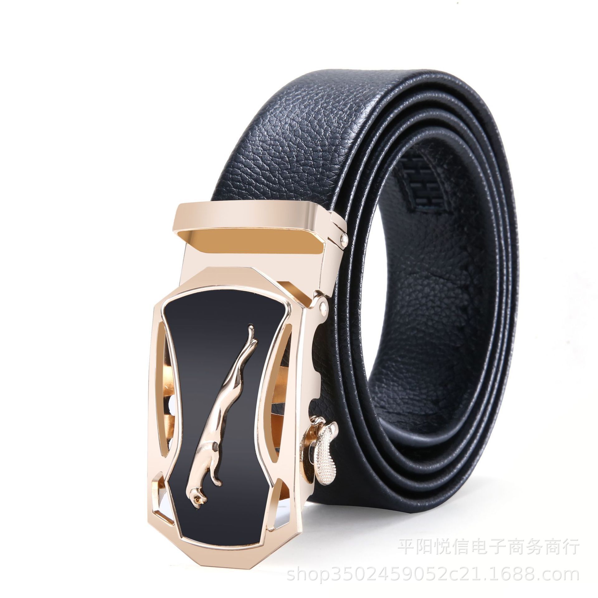 [ sale ] Thắt lưng dây nịt nam công sở da khóa tự động hình dấu cộng