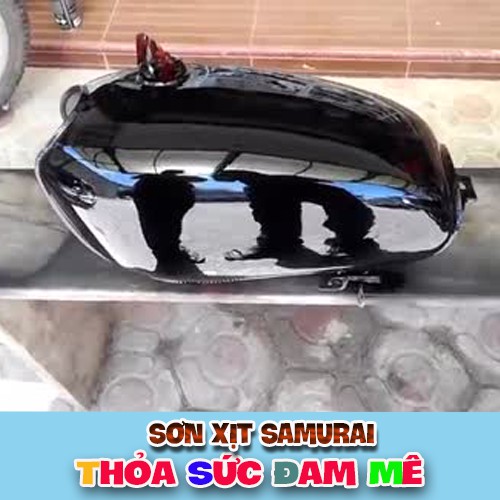 Combo sơn màu đen bóng 109 Samurai KHO SƠN SÀI GÒN