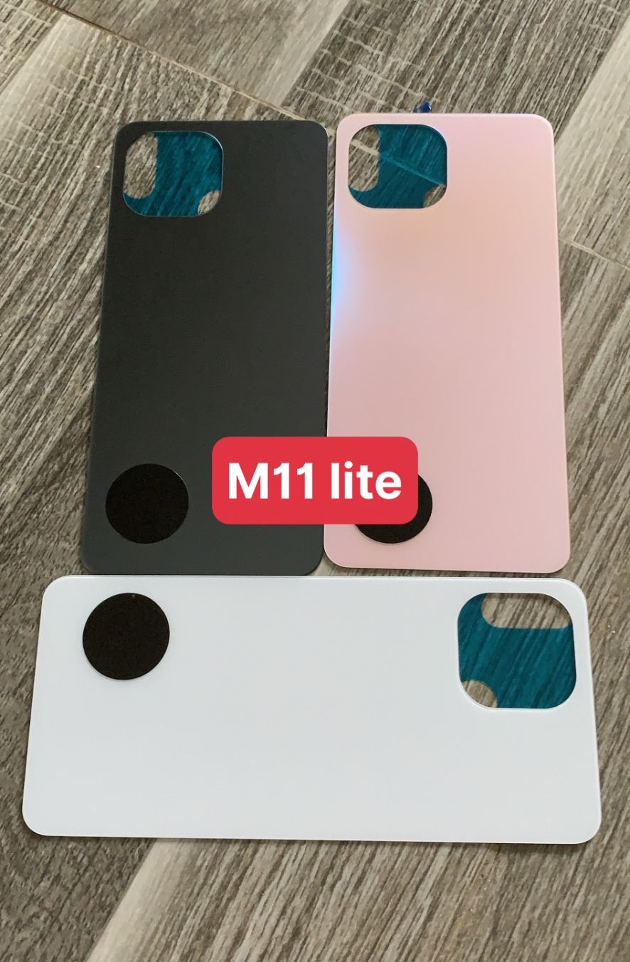 nắp  lưng xiaomi MI 11  lite zin (bằng kính)