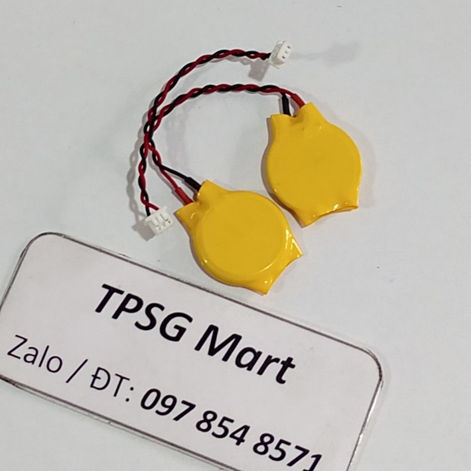 Pin cmos 2032 : chân cắm nhỏ - đầu cắm: 4.5mm x 2.5mm