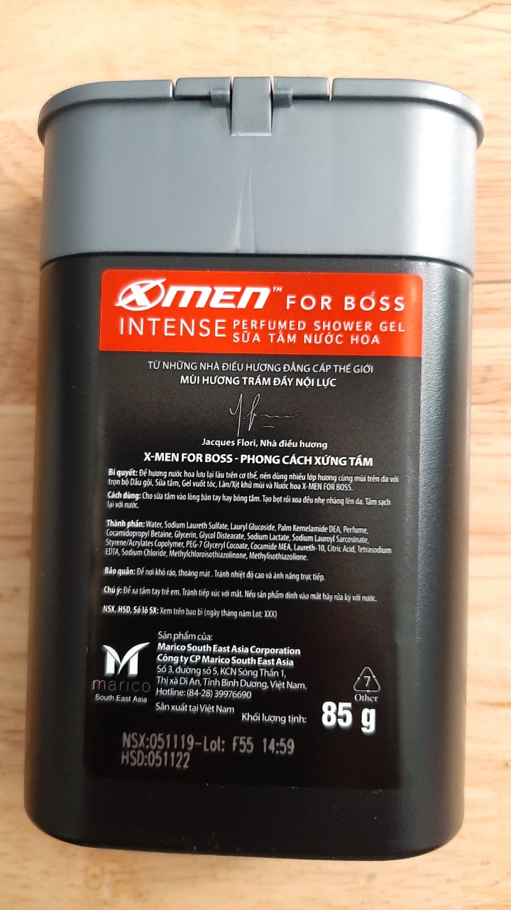 Sữa Tắm XMEN FOR BOSS 85g INTENSE