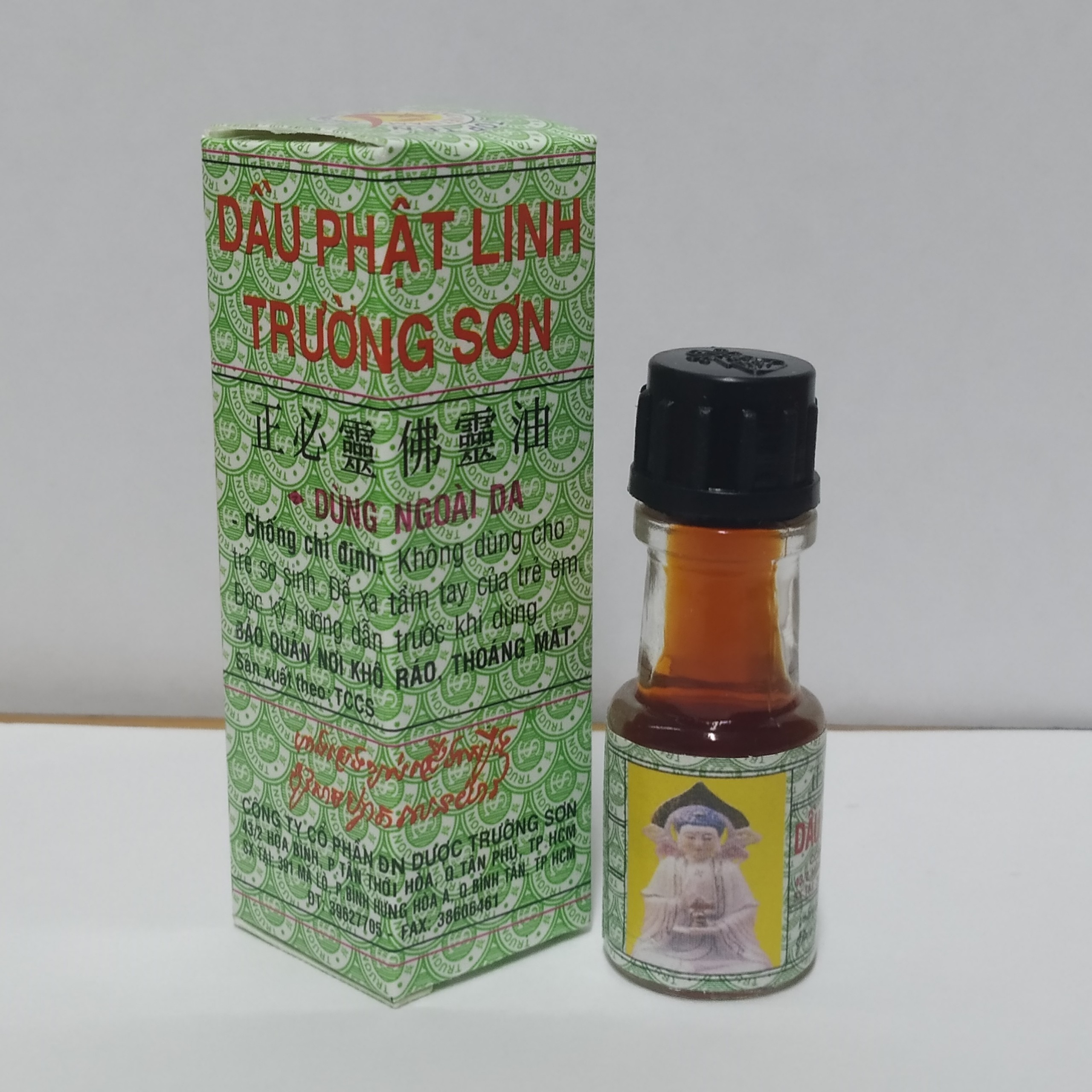 5 chai Dầu Phật Linh Trường Sơn 1.5ml