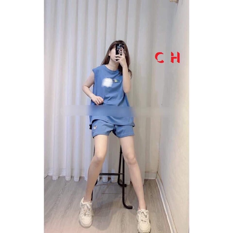Áo tanktop ba lỗ chữ ngang AD