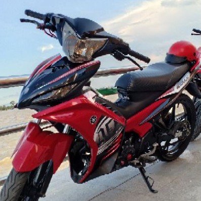 Tem exciter 135 lc đỏ đen cao cấp