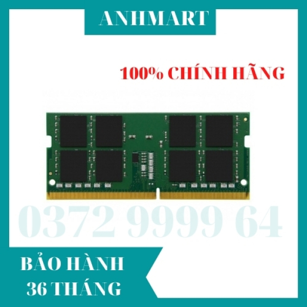 Ram laptop Kingston 4GB DDR4 3200 MHz bảo hành 36T